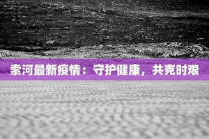 索河最新疫情：守护健康，共克时艰