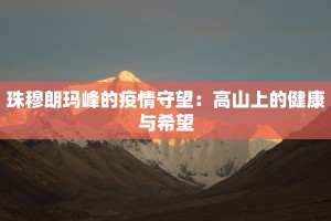 珠穆朗玛峰的疫情守望：高山上的健康与希望