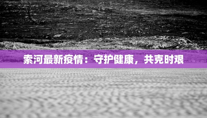 索河最新疫情：守护健康，共克时艰